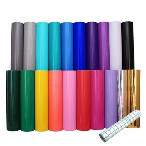 10Roll Bundle 10yr Permanent Craft Film 12inch by 5foot each roll(10Roll Bundle)